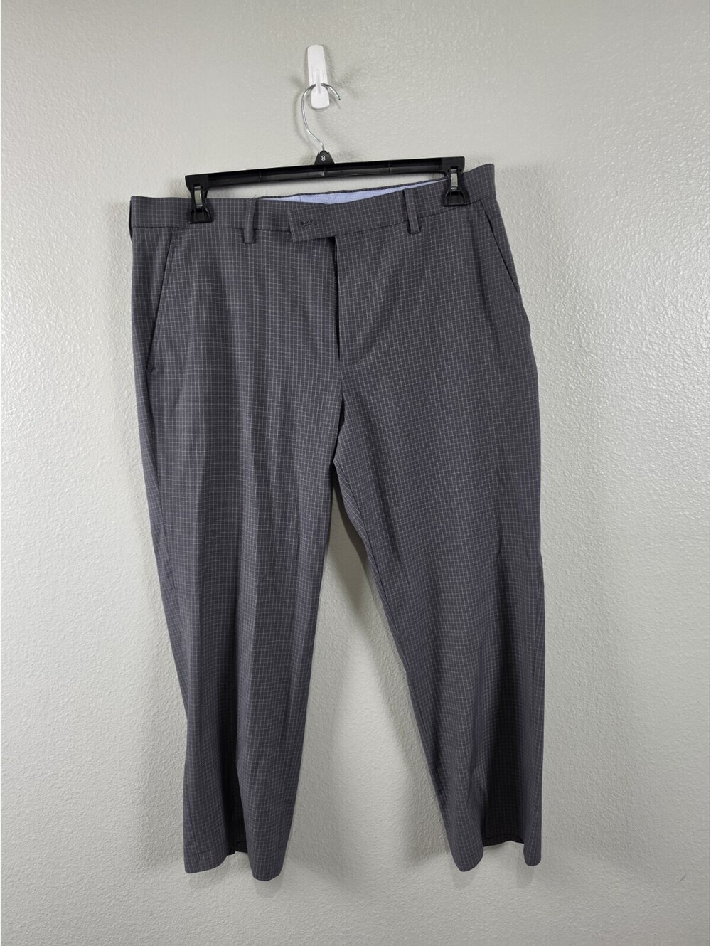Mens Tailor Fit 36x30 Perry Ellis Dress Pant Charcoal Gray New Without Tags